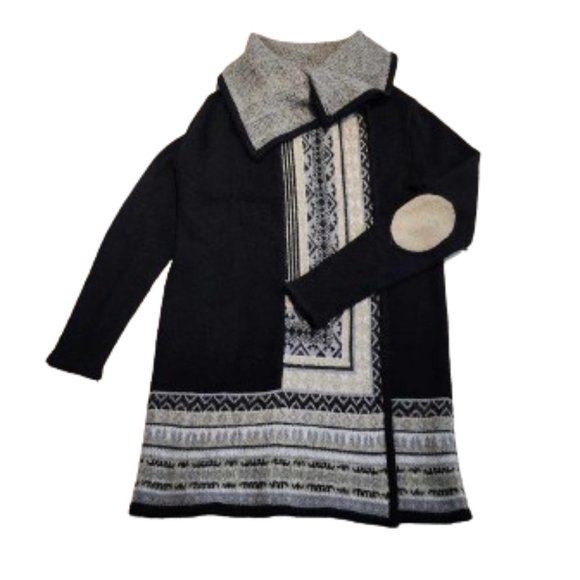 Kensie black open front knit cardigan - Picture 3 of 12